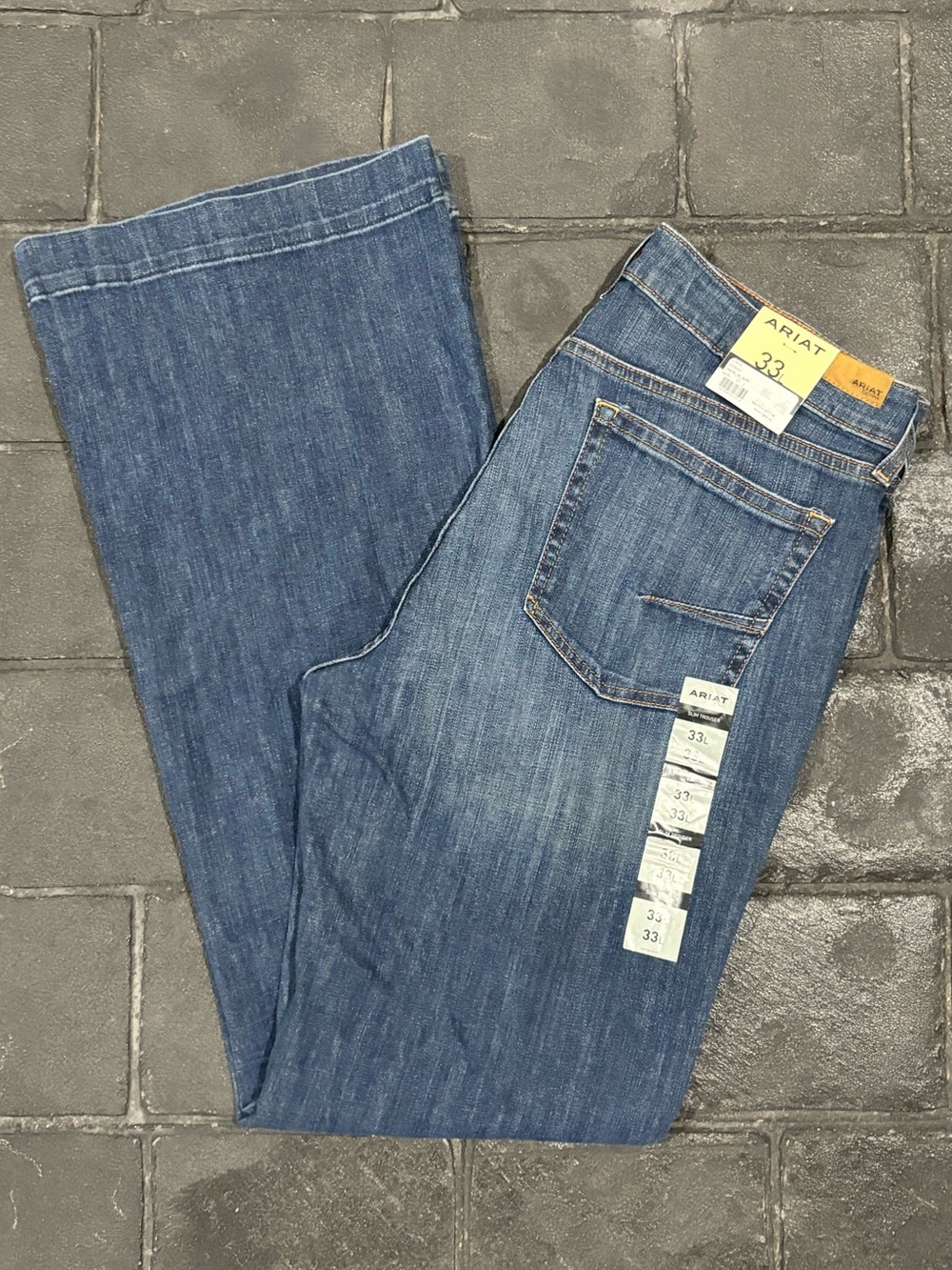Ariat high rise slim trouser Bessie wide leg 33L NWT